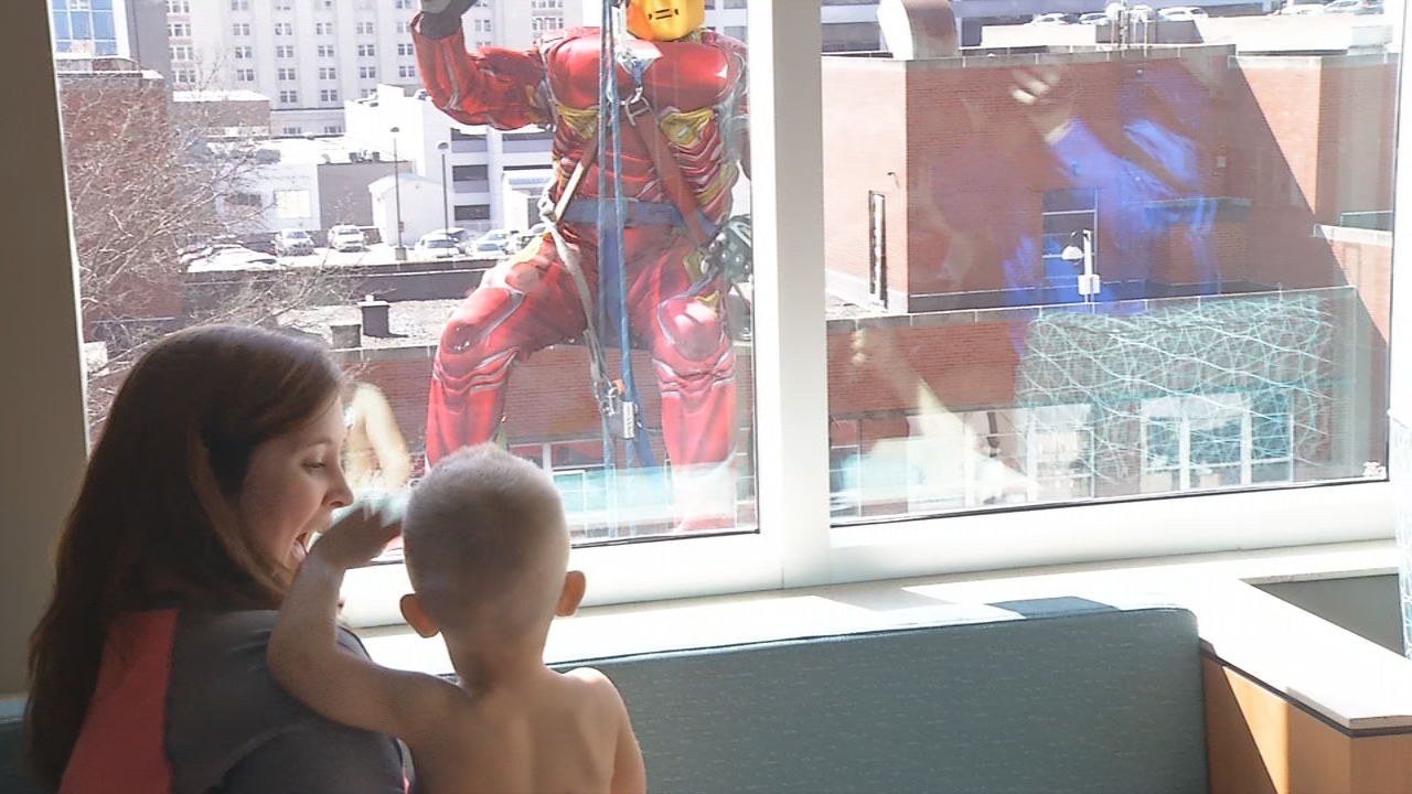 Superheroes take over Norton Children's Hospital